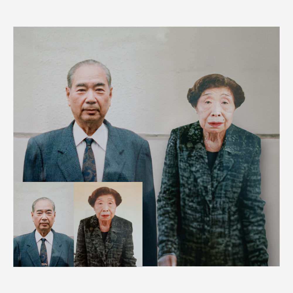 冠婚葬祭用画像の合成