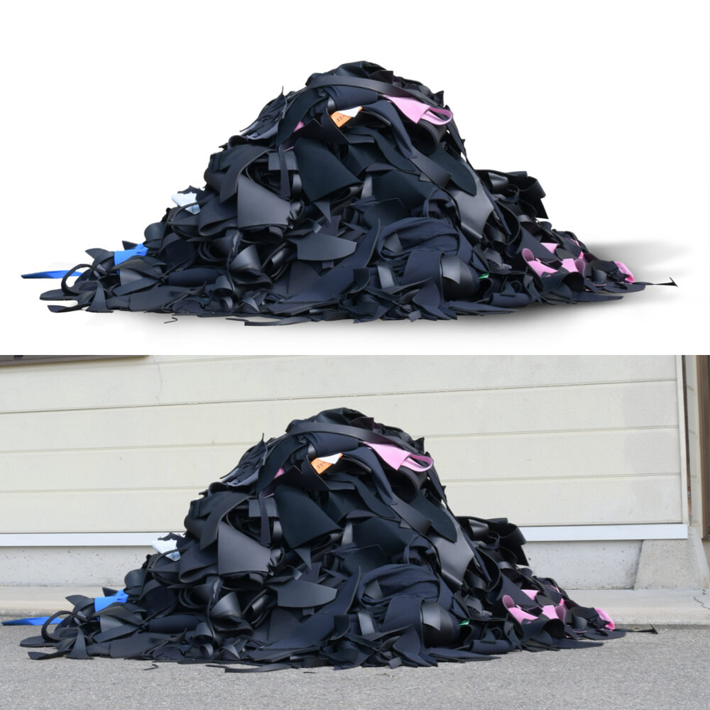 服飾部品の合成