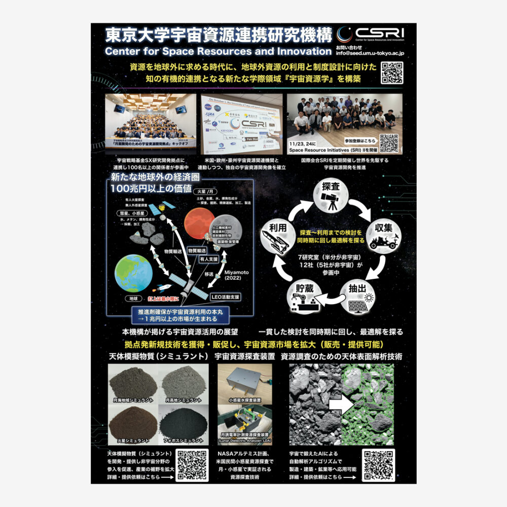 宇宙資源活用紹介ポスター
